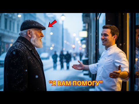 Видео: Владелец ресторана накормил старого бездомного — то, что произошло дальше, изменило его жизнь.