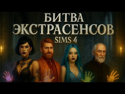 Видео: The Sims 4 / Битва Экстрасенсов 2 Сезон 7 Серия / Экстрасенсы против   проклятого телевизора