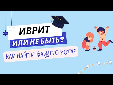 Видео: #270 Как найти вашего кота? Практика разговорного #иврита.
