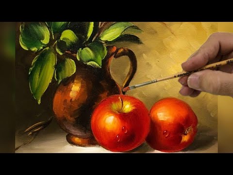 Видео: ЧАЙНИК С ЯБЛОКАМИ / ПОКРАСКА ШАГ ЗА ШАГОМ