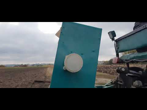Видео: Зубр 8л.с + сівалка 8 сошників= посівна озимини 2021. Сорт "Краєвид"