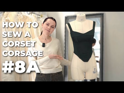 Видео: Corset Sewing Tutorial for "Corset 8А", All instructions for Corset Step by Step
