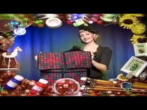Видео: Шьем сумку, тапочки в технике мозаики. Узнаем секреты работы с мехом, сукном, драпом. Мастер класс