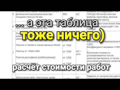 Видео: А как считают стоимость работы на ДРУГОМ канале? Обсуждение таблицы.