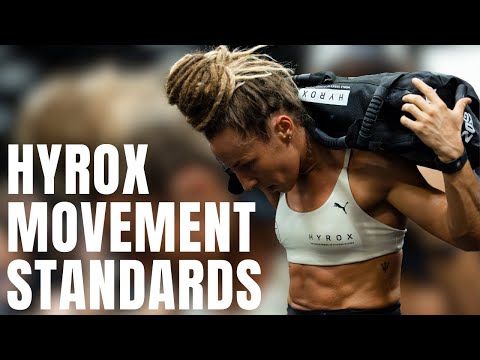 Видео: СТАНДАРТЫ ДВИЖЕНИЙ HYROX — выпады, прыжки в длину с берпи, броски мяча в стену