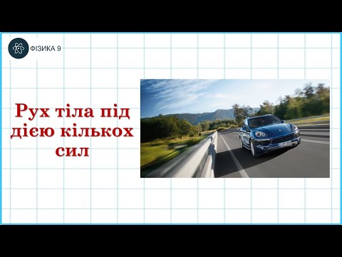 Видео: Рух тіла під дією кількох сил (розв'язування задач)