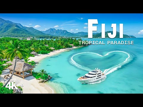 Видео: [4K] Фиджи 🇫🇯 Тропический пляж с белым песком и расслабляющей атмосферой