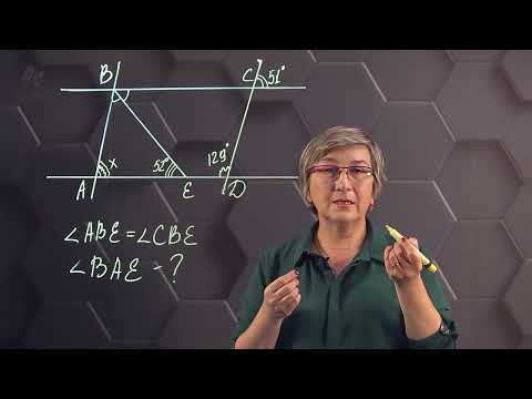 Видео: Признаки параллельности прямых. Практическая часть 2. 7 класс.