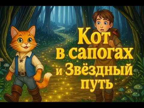 Видео: 🐾 Кот в сапогах и звёздный путь | Сказка для детей