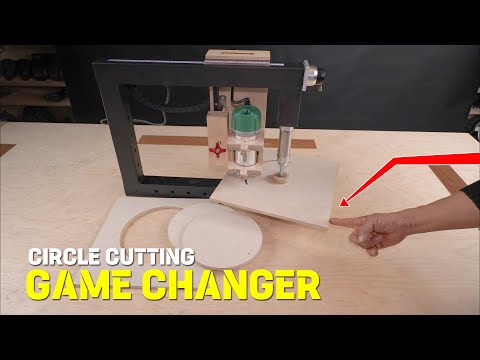 Видео: Круговой отрезной станок для деревообработки