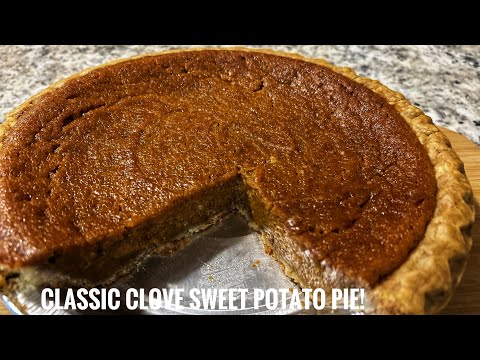 Видео: Пирог из батата с гвоздикой! Испеките вместе со мной!