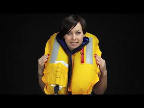 Видео: Надувной спасательный жилет Marlin PFD 150N