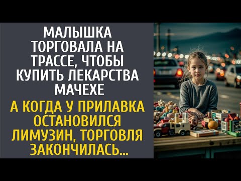Видео: Малышка торговала на трассе, чтобы купить лекарства мачехе… А когда у прилавка остановился лимузин…