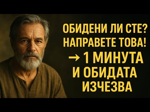 Видео: Обидени ли сте? Направете ТОВА и обидата ще изчезне за 1 минута.