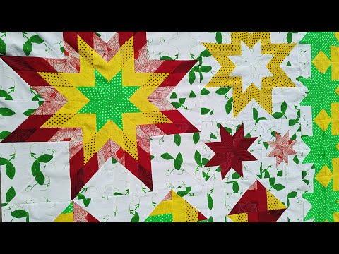 Видео: Не одинокая звезда / Как сшить восьмиконечную лоскутную звезду
