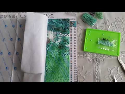 Видео: Алмазная мозаика из Китая. Мой новый процесс