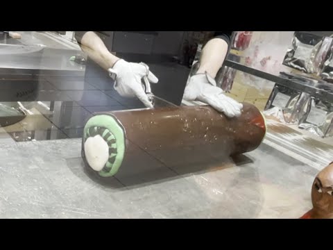 Видео: Как приготовить "киви" Демонстрация конфет ручной работы от "PAPA BUBBLE"