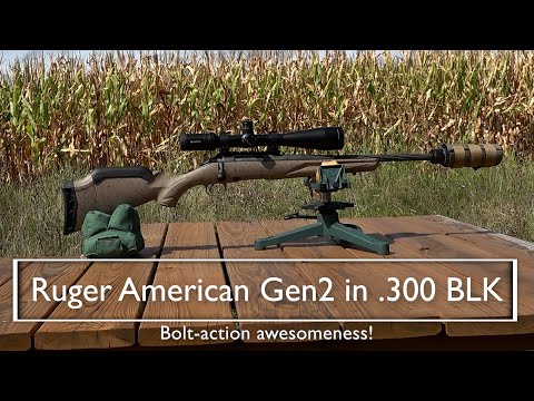 Видео: Ruger American Gen2 в калибре .300 Blackout