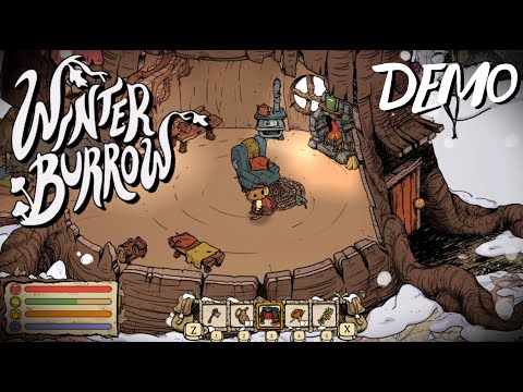 Видео: НОВОЕ ВЫЖИВАНИЕ В ЛЕСУ ЗА МЫШОНКА! - Winter Burrow DEMO