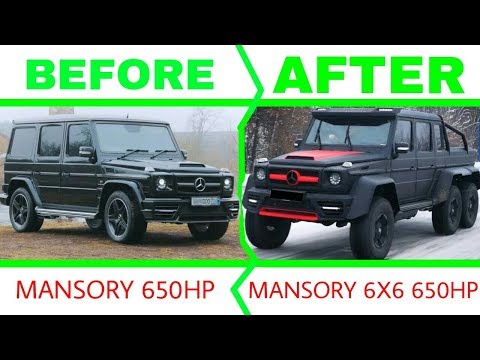 Видео: Mercedes G Class Mansory - сборка самодельного 6х6 за 12 минут