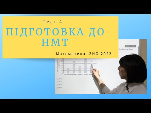 Видео: Підготовка до НМТ. Математика. Тест 4. ЗНО 2022