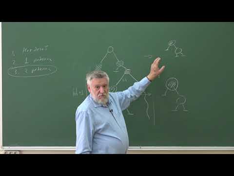 Видео: Миронов А. А. - Информатика - 6. Удаление элемента из красно-черного дерева, хэш-таблицы