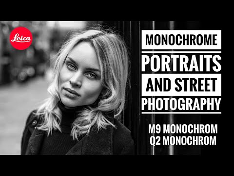 Видео: Монохромные уличные портреты и уличная фотография — Leica Q2 Monochrome и Leica M9 Monochrome