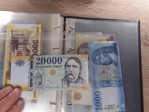Видео: Коллекция банкнот Венгрии - часть 2 - Hungary banknotes collection