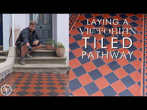Видео: КАК ВЫЛОЖИТЬ ДОРОЖКУ ПЛИТКОЙ В ВИКТОРИАНСКОМ СТИЛЕ | Build with A&E