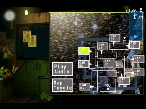 Видео: FNAF 3 как пройти 2 ночь.
