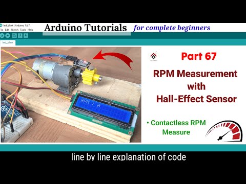 Видео: Как использовать датчик Холла для измерения оборотов двигателя | Самодельный тахометр с датчиком ...