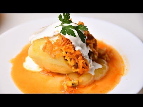 Видео: ФАРШИРОВАННЫЙ ПЕРЕЦ БЕЗ МЯСА. Очень вкусный рецепт