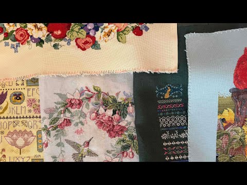 Видео: Мои временно не оформленные работы и новинка в коллекции :) 