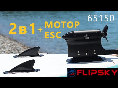 Видео: Flipsky 65150 мотор со ВСТРОЕННЫМ КОТРОЛЛЕРОМ для водного электротранспорта. Обзор и тест.