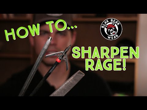 Видео: КАК ЗАТОЧИТЬ НАКОНЕЧНИКИ RAGE ИЛИ ЛЮБЫЕ СМЕННЫЕ ЛЕЗВИЯ (2022)