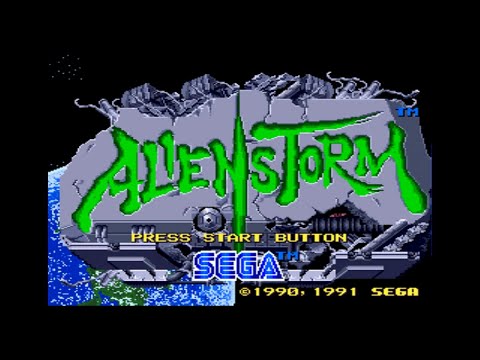 Видео: Прохождение игры : Alien Storm (World) . PC . Инопланетный шторм . ПК . Эмулятор Gens . #Alien Storm