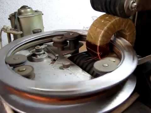 Видео: Самодельный тороидальный намоточный станок