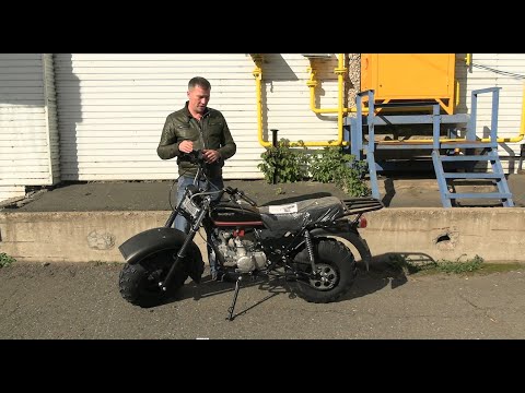 Видео: Мотоцикл с задним ходом, Скаут-3Р-140. Для чего нужен задний ход, эксплуатация с боковым прицепом.