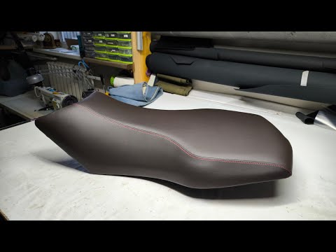 Видео: Перетяжка сиденья от квадроцикла CF Moto CF 600-X6.