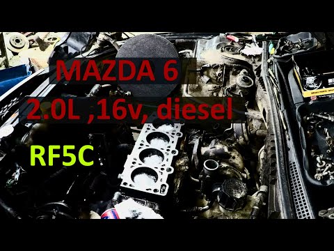 Видео: MAZDA 6. Воскрешение мертвеца 2,0 Diesel RF5C Плоскость блока