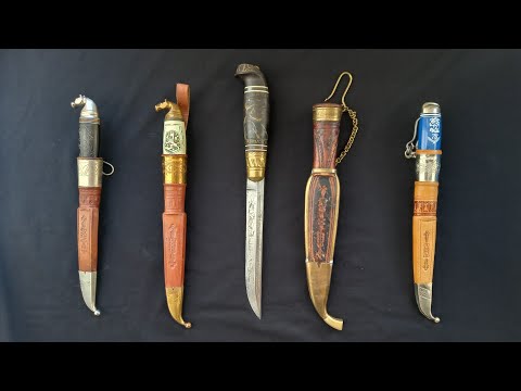 Видео: Именные пуукко(puukko), финские ножи 20 века, финки с именами владельцев