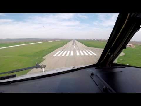 Видео: посадка-взлет в а/п города Грозный.