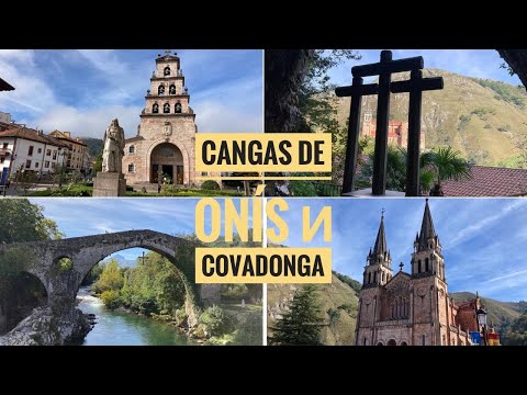 Видео: # 335 Астуриас. Cangas de Onis и Covadonga.Осень. Первая Столица Астурии. Север Испании. Asturias