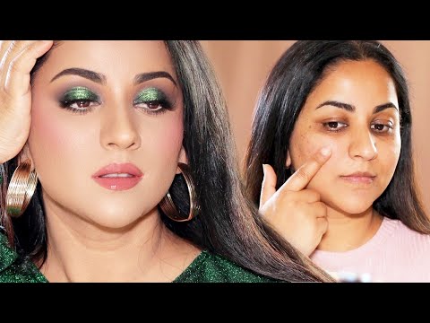 Видео: Безупречный гламурный макияж с полным покрытием на текстурированной коже
