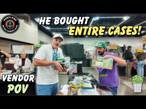 Видео: Эта распродажа могла бы нас спасти! Portland Retro Gaming Expo: взгляд продавца, часть 2