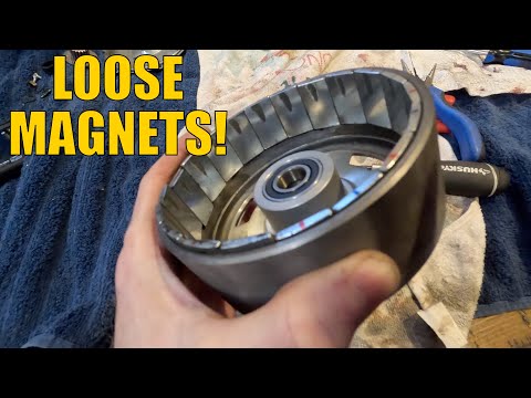 Видео: Почините мотор-концентратор G60! Соскабливание незакрепленных магнитов. JBWeld HighHeat