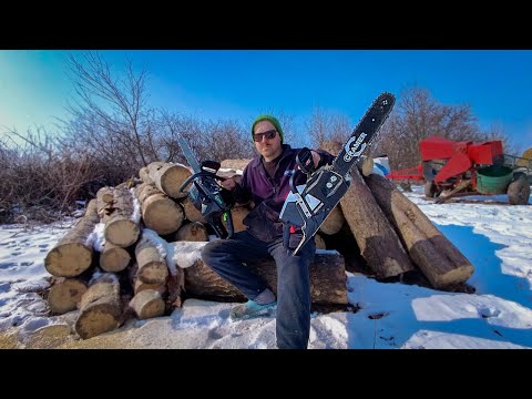 Видео: Она мощнее бензопилы! Обзор и тест новой аккумуляторной пилы CRAMER 82V!!!