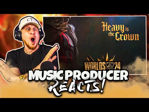 Видео: Реакция музыкального продюсера на HEAVY IS THE CROWN 👑 Linkin Park | Гимн чемпионата мира League ...