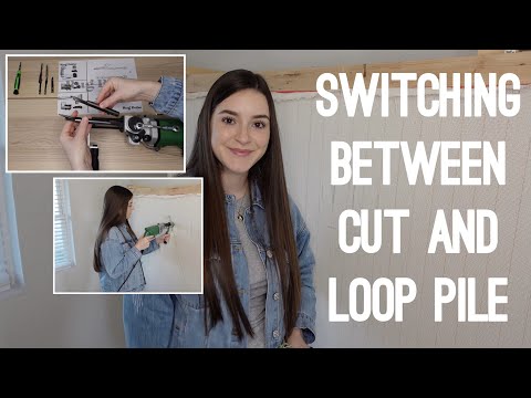 Видео: Как переключаться между разрезным и петлевым ворсом для тафтинга