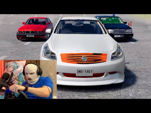 Видео: опасные маневры 5 beamNG.drive
